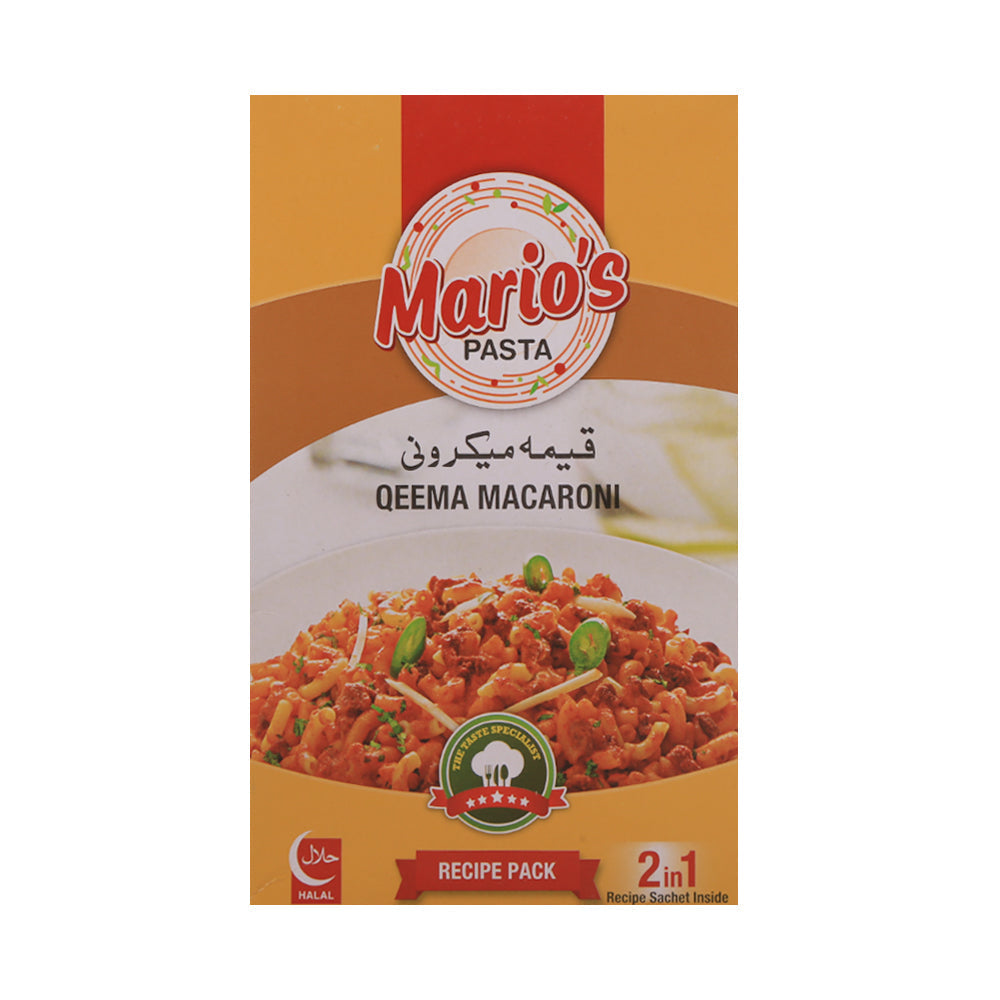 MARIOS QEEMA MACARONI 225 GM Default Title - MamasJan Grocery