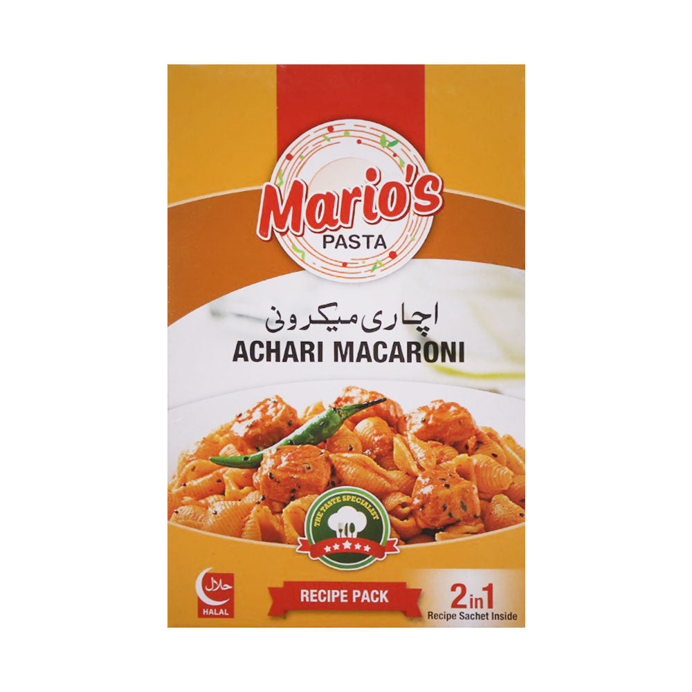 MARIOS ACHARI MACARONI 225 GM Default Title - MamasJan Grocery