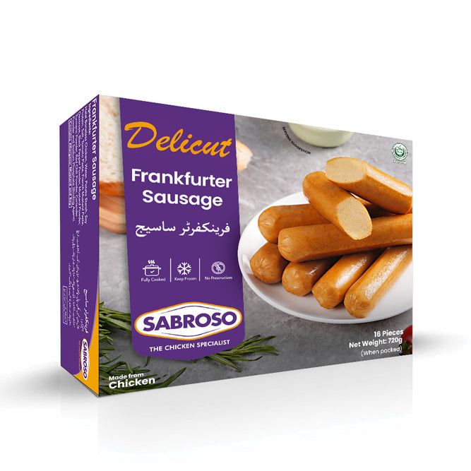 SABROSO FRANKFURTER SAUSAGE 720 GM Default Title - MamasJan Grocery Food