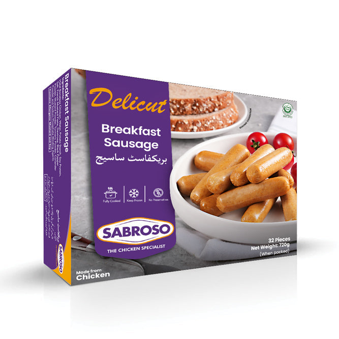 SABROSO BREAKFAST SAUSAGE 720 GM Default Title - MamasJan Grocery Food