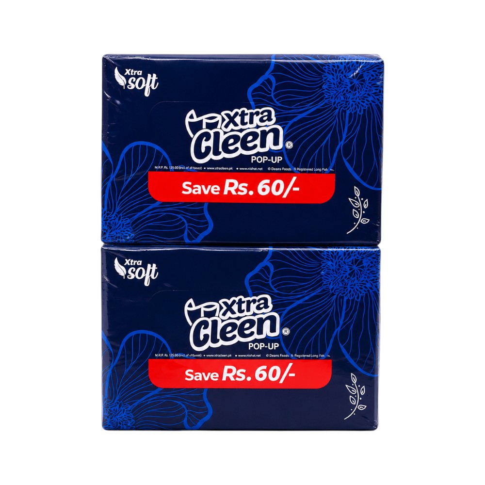XTRA KLEEN POP-UP TISSUE PROMO PACK 3+1 Default Title - MamasJan Grocery Nonfood