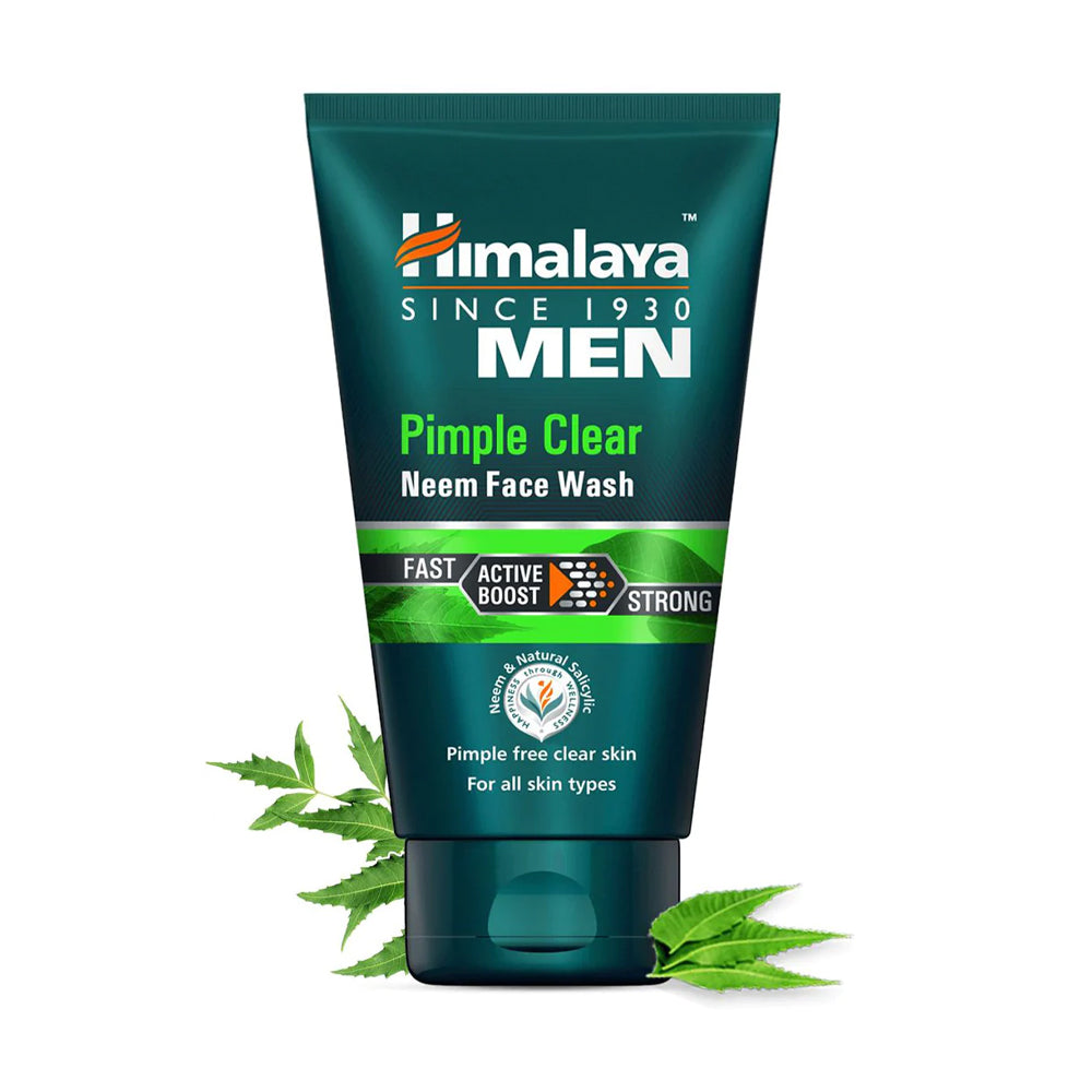 HIMALAYA PIMPLE CLEAR NEEM FACE WASH FOR MEN 100 ML Default Title - MamasJan skincare