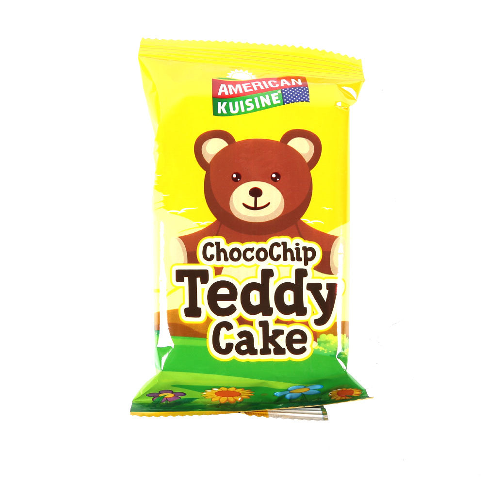 AMERICAN KUISINE TEDDY CAKE CHOCO CHIP 28GM Default Title - MamasJan Grocery