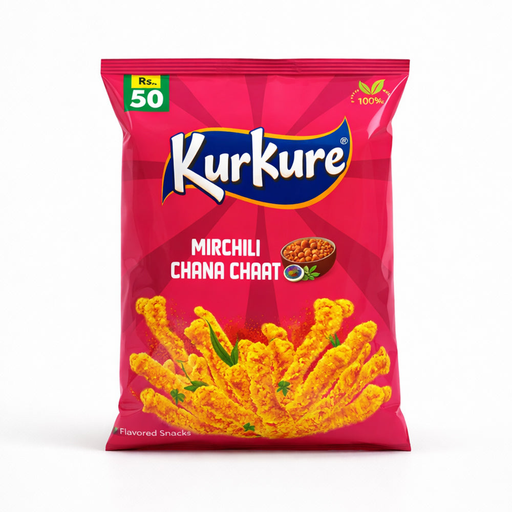 KURKURE MIRCHILI CHANA CHAAT 41G Default Title - MamasJan GroceryFoods