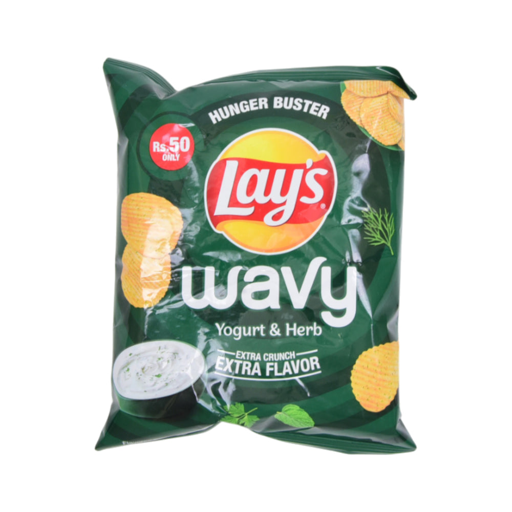 LAYS WAVY YOGURT & HERB 30GM Default Title - MamasJan GroceryFoods