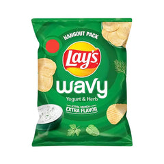 LAYS WAVY YOGURT & HERB 45GM Default Title - MamasJan Grocery Food