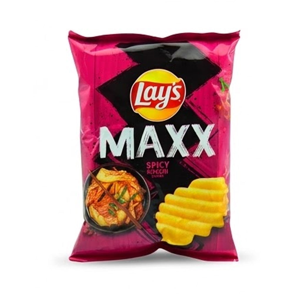 LAYS MAXX SPICY KIMCHI 36G Default Title - MamasJan Grocery Food