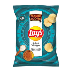 LAYS SALT & VINEGAR CHIPS 45 GM Default Title - MamasJan Grocery