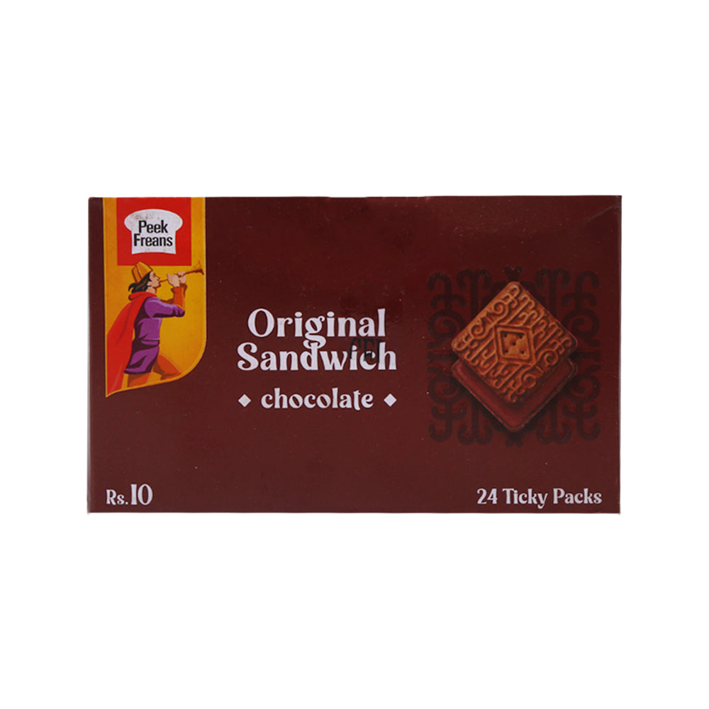 PEEK FREANS CHOCOLATE SANDWICH TICKY PACK 16 GM BOX 24PC Default Title - MamasJan GroceryFoods