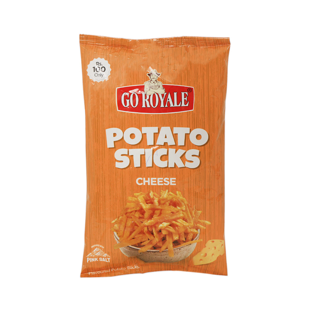 GO ROYALE POTATO STICKS CHEESE 58 GM Default Title - MamasJan Grocery