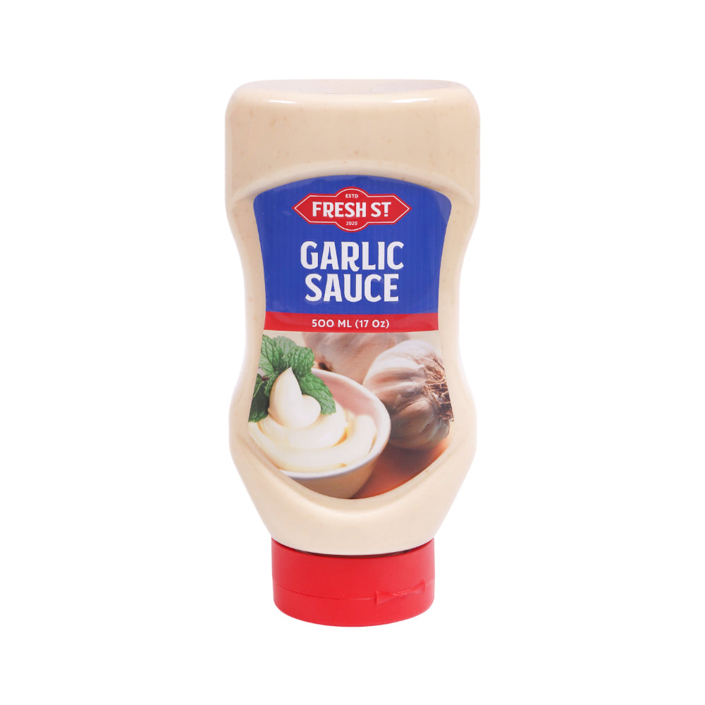 FRESH ST GARLIC SAUCE SQUEEZE 500ML Default Title - MamasJan GroceryFoods