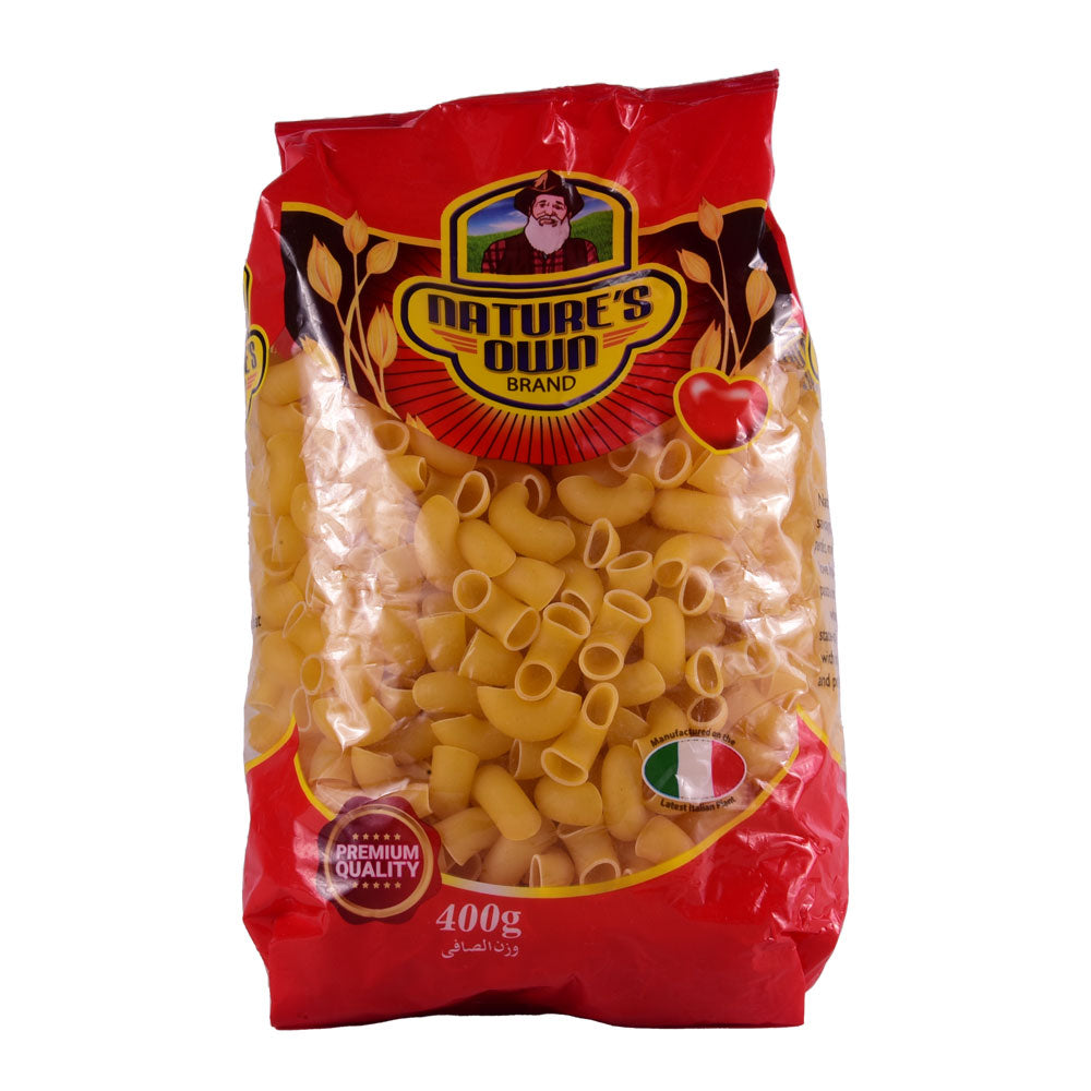 NATURES ELBOW BIG PASTA 400 GM Default Title - MamasJan Grocery