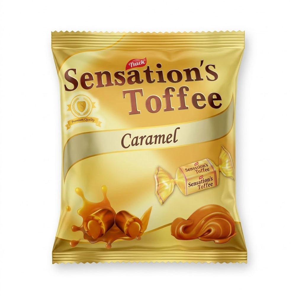 TRACK SENSATION TOFFEE CARAMEL POUCH 125GM Default Title - MamasJan Grocery Food