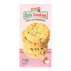 AMERICAN KUISINE OATS COOKIES APPLE & CINAMON 176GM Default Title - MamasJan Grocery