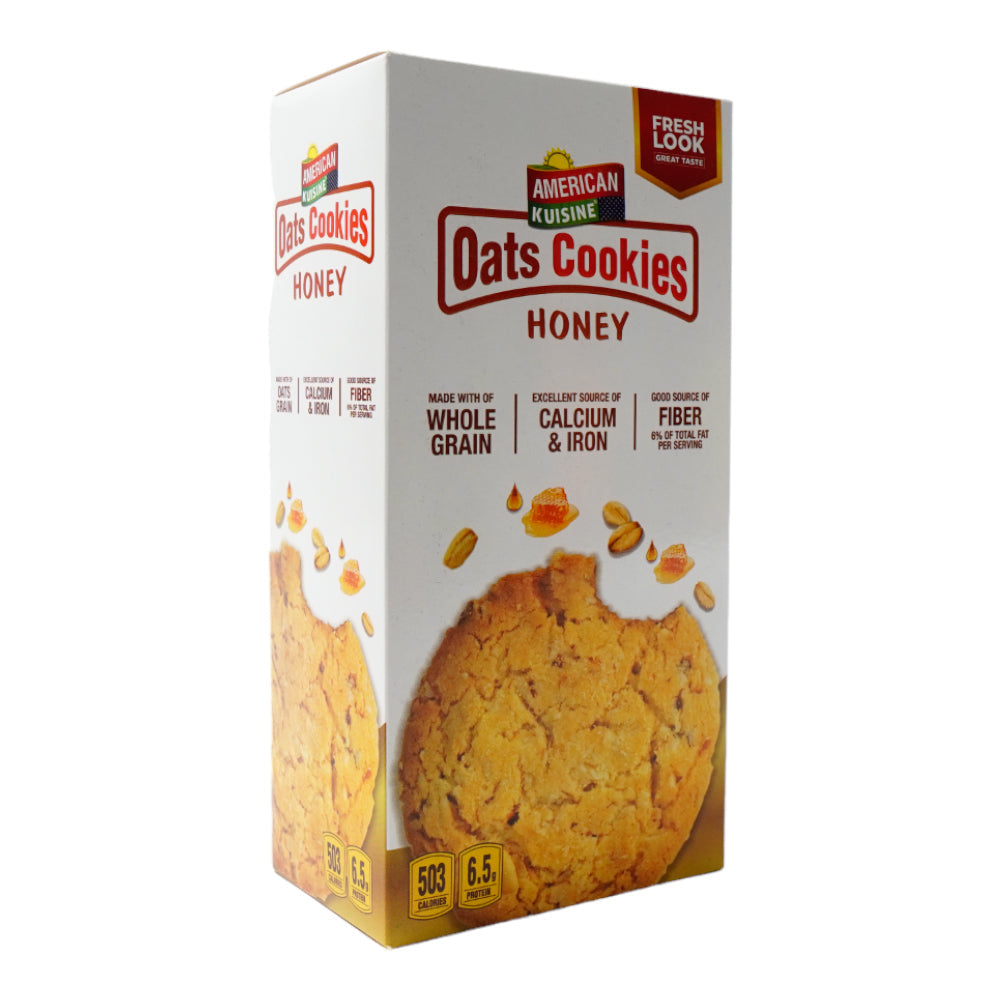 AMERICAN KUISINE OATS COOKIES HONEY 176GM Default Title - MamasJan Grocery