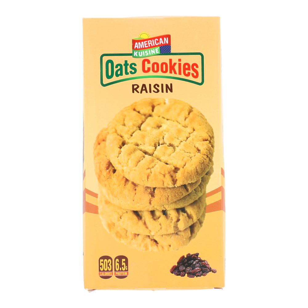 AMERICAN KUISINE OATS COOKIES RAISIN 176GM Default Title - MamasJan Grocery