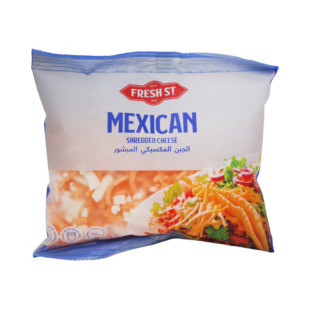 FRESH ST SHREDDED MEXICAN CHEESE 200 GM Default Title - MamasJan Grocery
