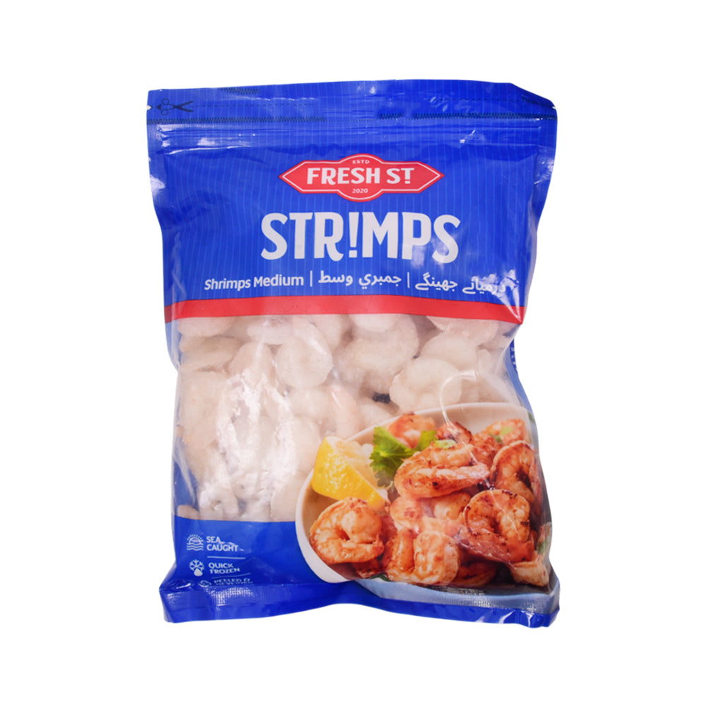 FRESH ST. STRIMPS SHRIMPS MEDIUM 500 GM Default Title - MamasJan Grocery