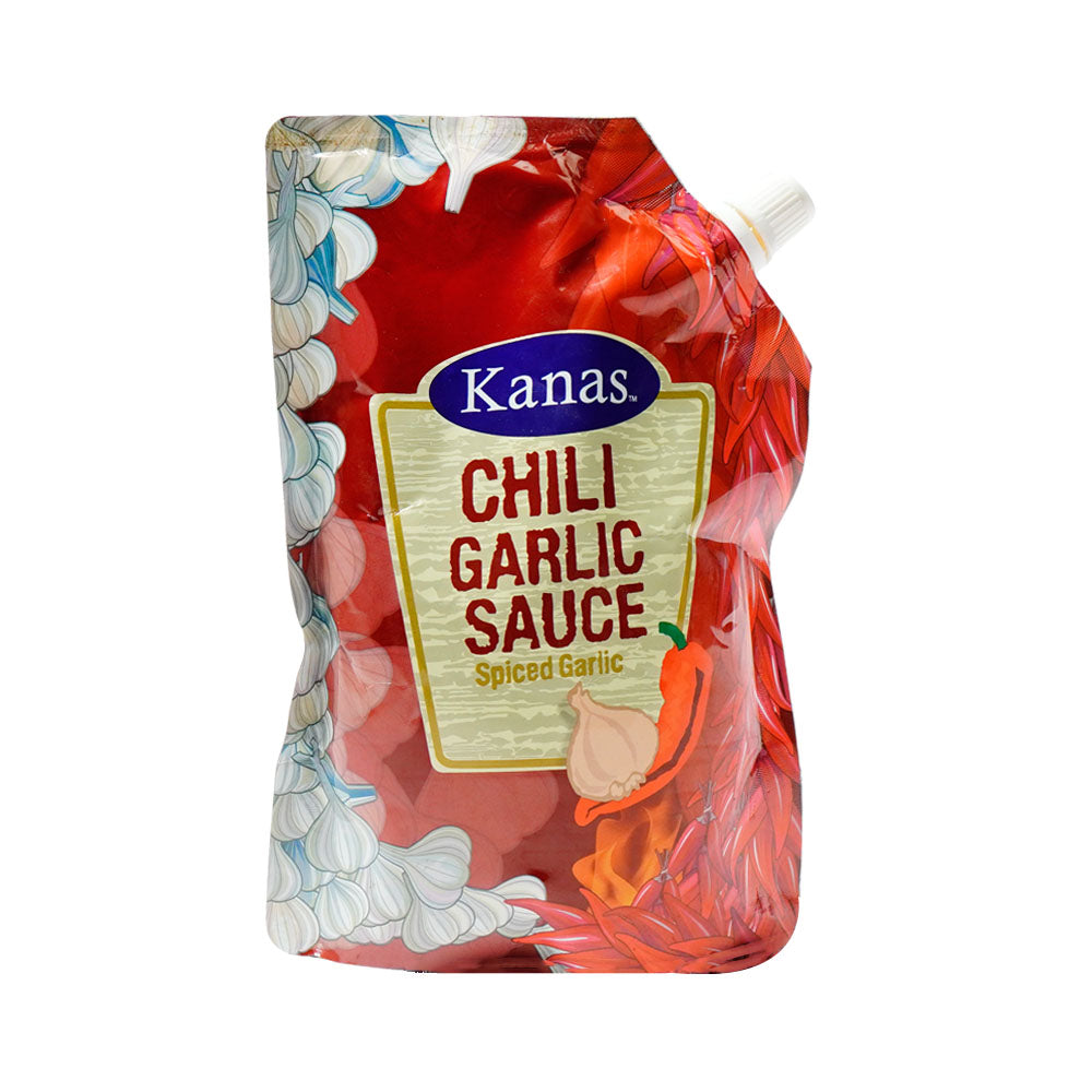 KANAS CHILLI GARLIC SAUCE SPICED POUCH 400 GM Default Title - MamasJan Grocery