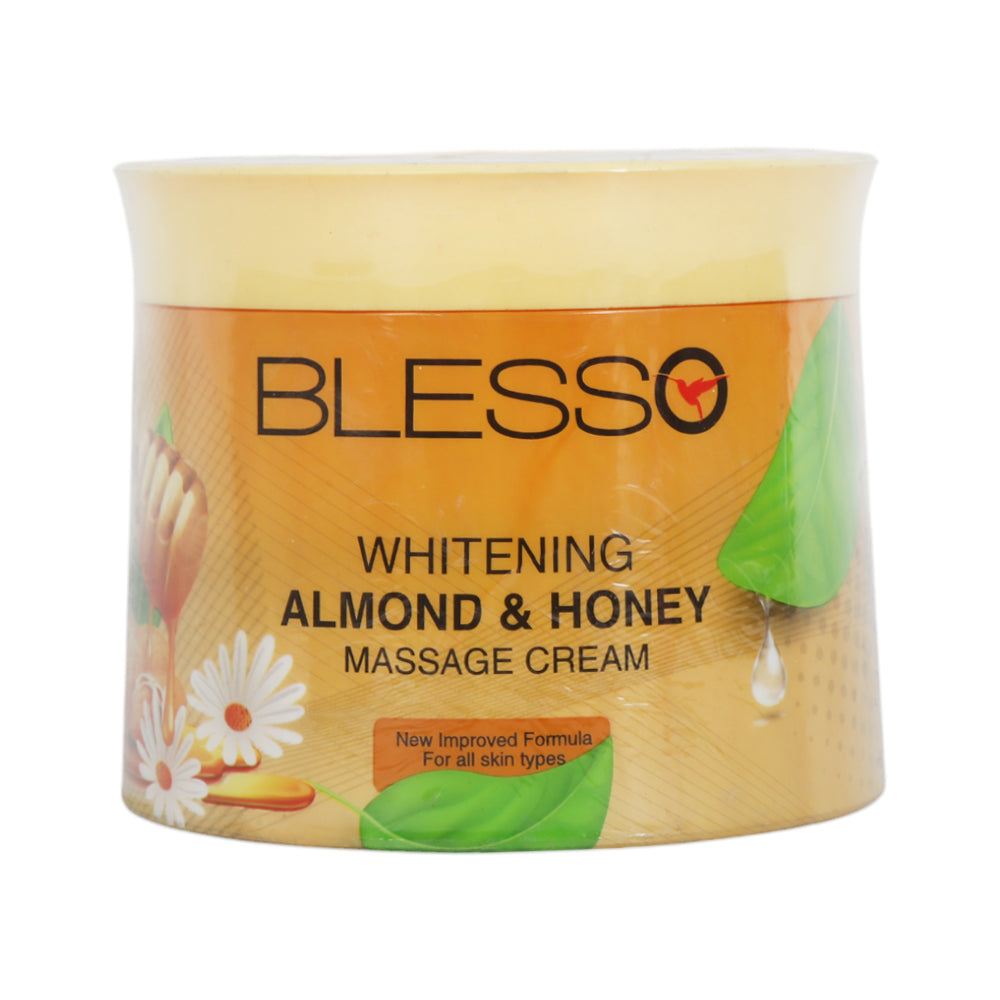 BLESSO NATURALS WHITENING MASSAGE CREAM ALMONG & HONEY JAR 5 Default Title - MamasJan skincare