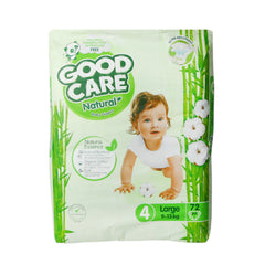 GOODCARE NATURAL DIAPER LARGE 72 PCS JUMBO Default Title - MamasJan Grocery Nonfood