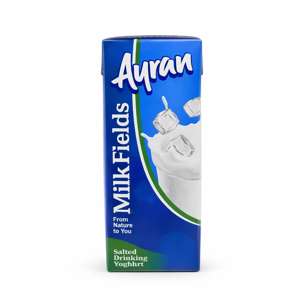 MILKFIELDS AYRAN SALTED DRINKING YOUGHURT 180ML Default Title - MamasJan Grocery Food