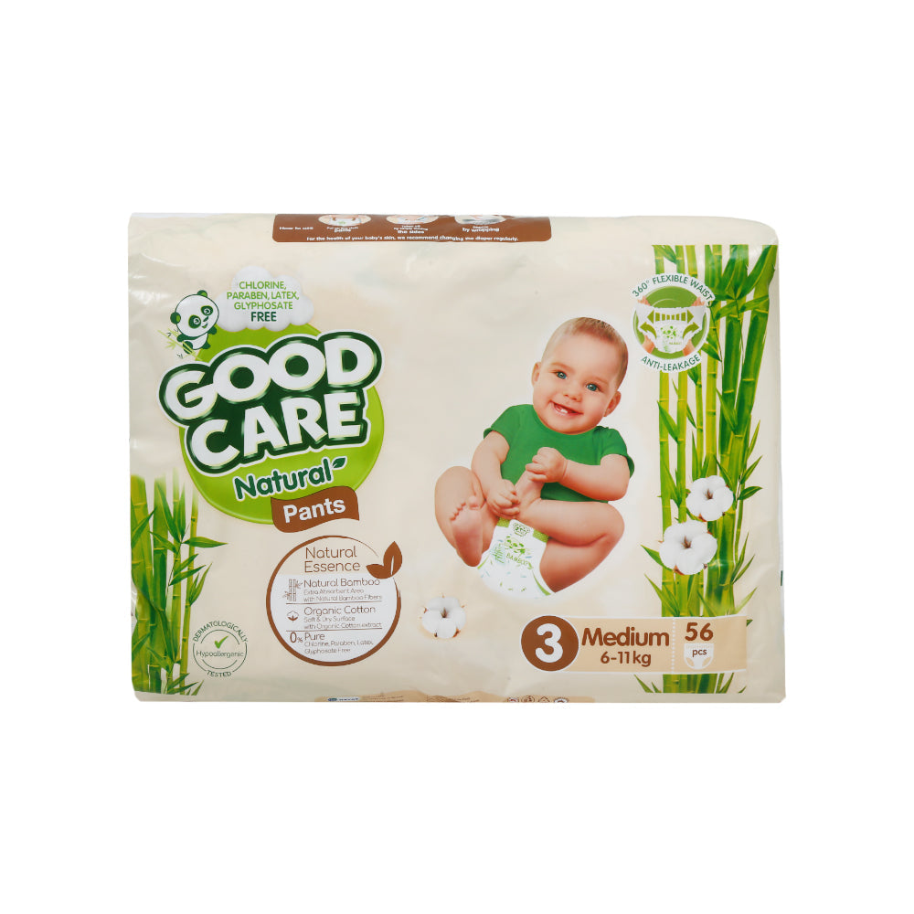 GOODCARE NATURAL PANTS MEDIUM 56 PCS Default Title - MamasJan Grocery Nonfood