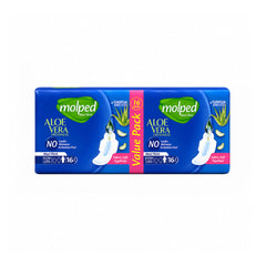 MOLPED ALOE VERA MAXI THICK EXTRA LONG 16 PCS Default Title - MamasJan Grocery Nonfood
