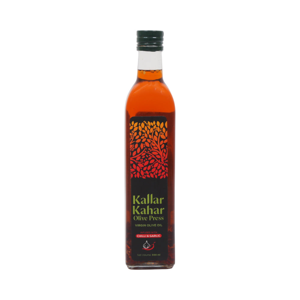 KALLAR KAHAR OLIVE OIL CHILLI GARLIC 500 ML Default Title - MamasJan Grocery Food