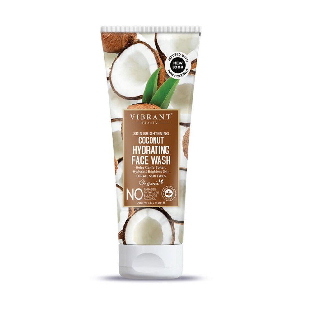 VIBRANT BEAUTY COCONUT HYDRATING FACE WASH 200ML Default Title - MamasJan skincare