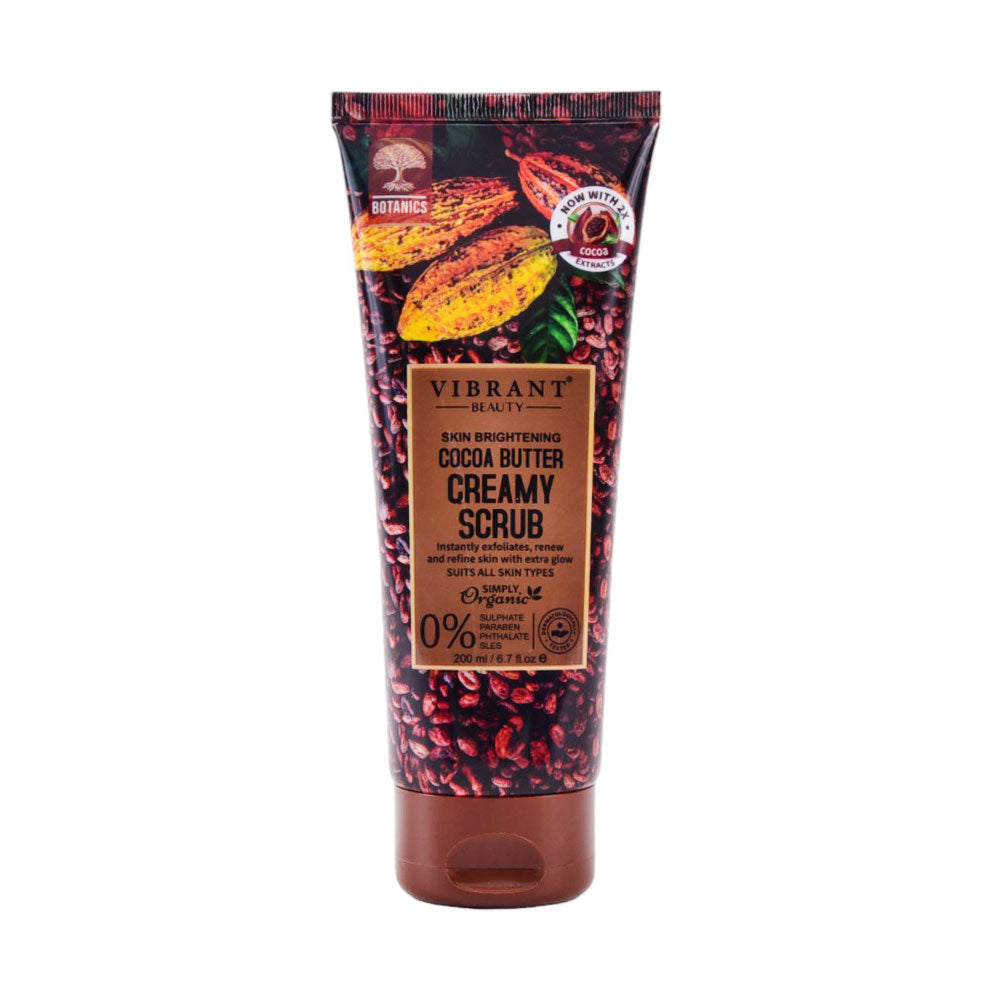 VIBRANT COCOA BUTTER CREAMY SCRUB 200 ML Default Title - MamasJan skincare