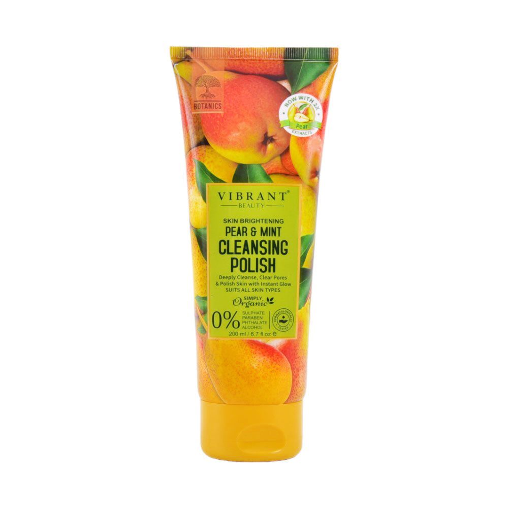 VIBRANT PEAR & MINT CLEANSING POLISH 200 ML Default Title - MamasJan skincare