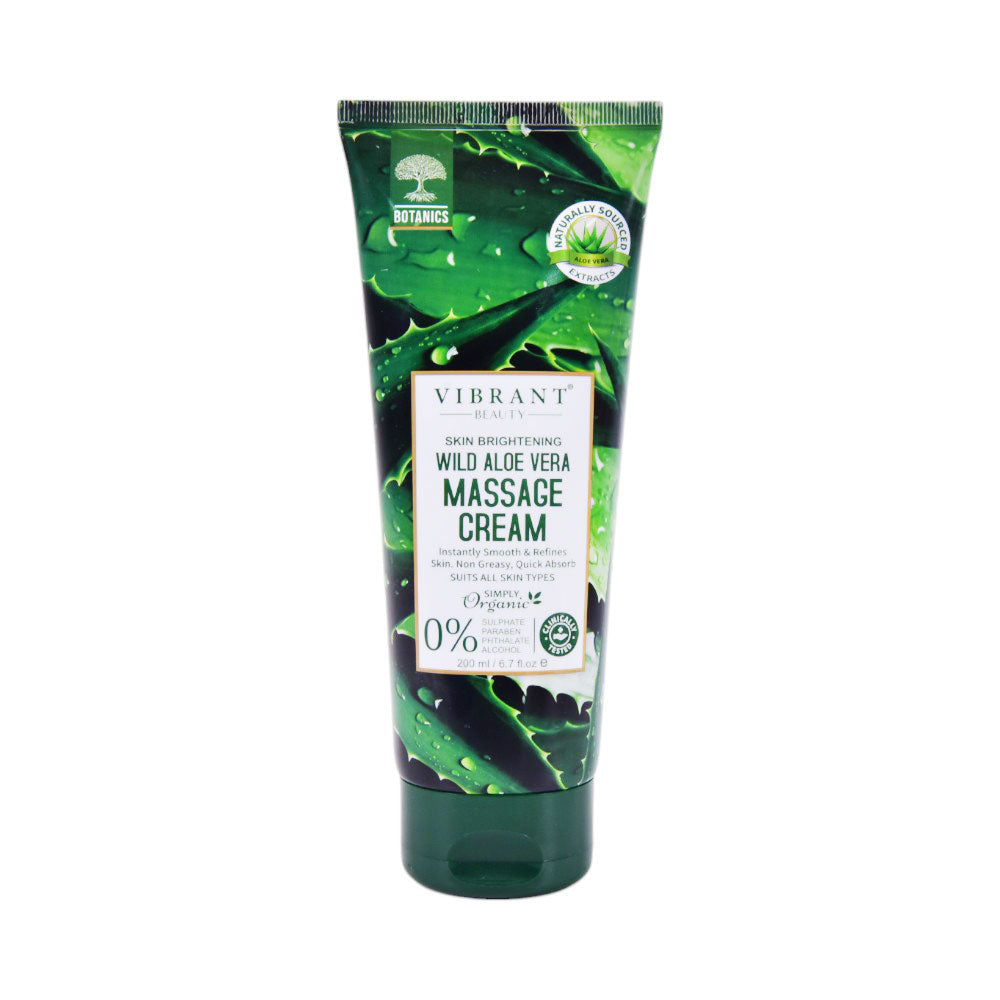 VIBRANT BEAUTY ALOE VERA MASSAGE CREAM 200ML Default Title - MamasJan skincare