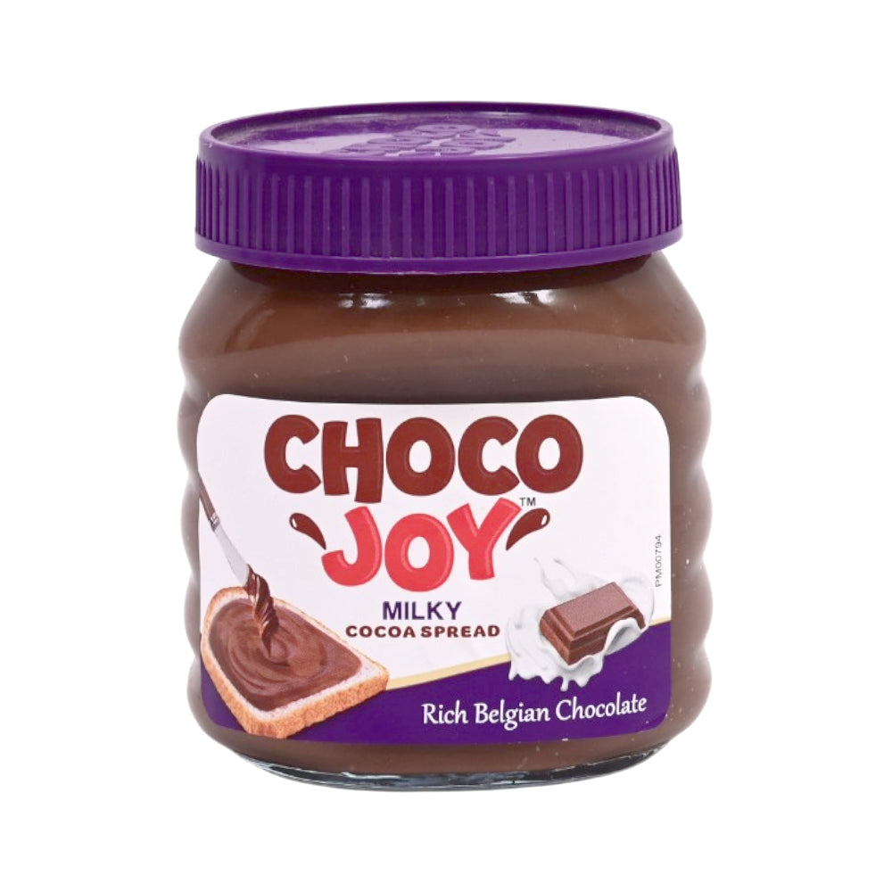 CHOCO JOY COCOA SPREAD MILKY 350GM GLASS JAR Default Title - MamasJan Grocery Food