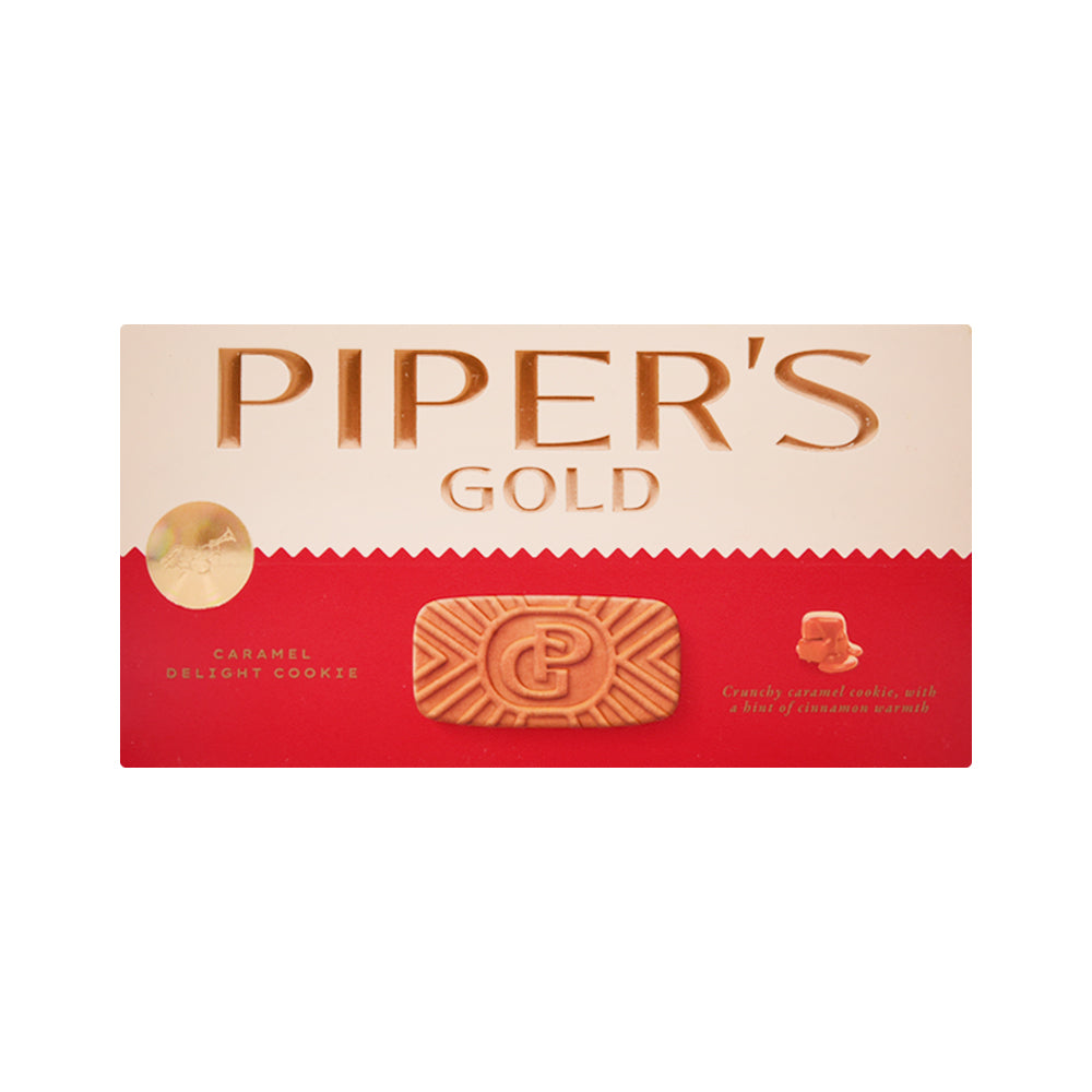 PIPERS GOLD BISCUIT CARAMEL DELIGHT 140.7GM Default Title - MamasJan Grocery Food