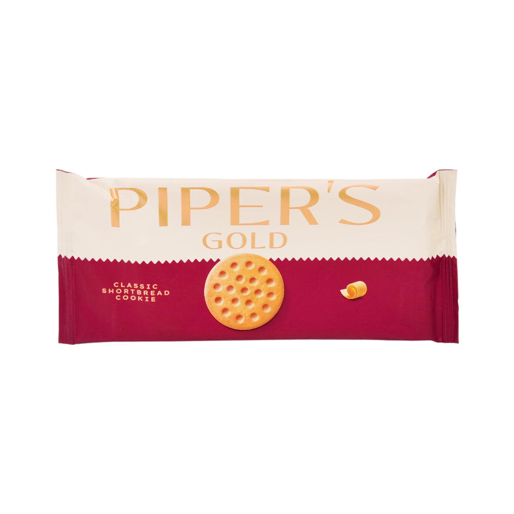 PIPERS GOLD BISCUIT SHORTBREAD HALF ROLL 27.7 GM Default Title - MamasJan GroceryFoods