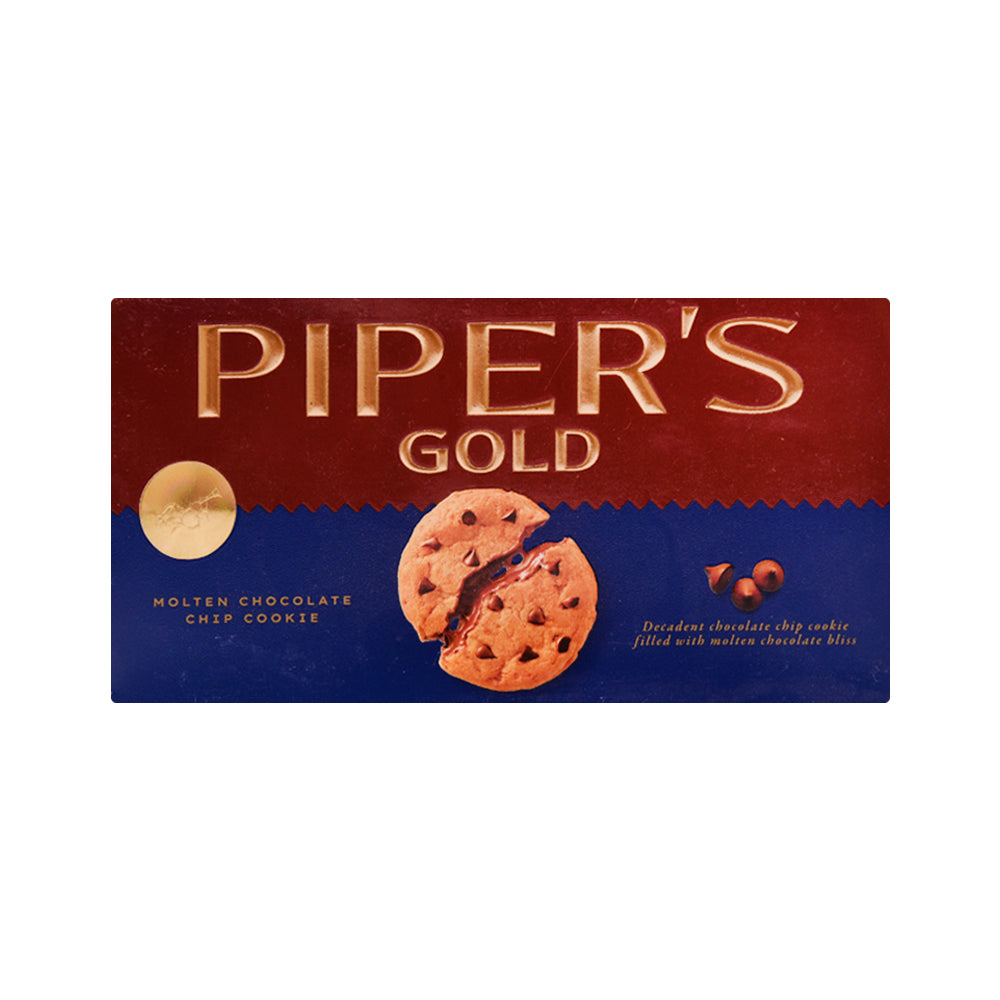 PIPERS GOLD BISCUIT MOLTEN CHOCOLATE CHIP 140.3 GM Default Title - MamasJan GroceryFoods