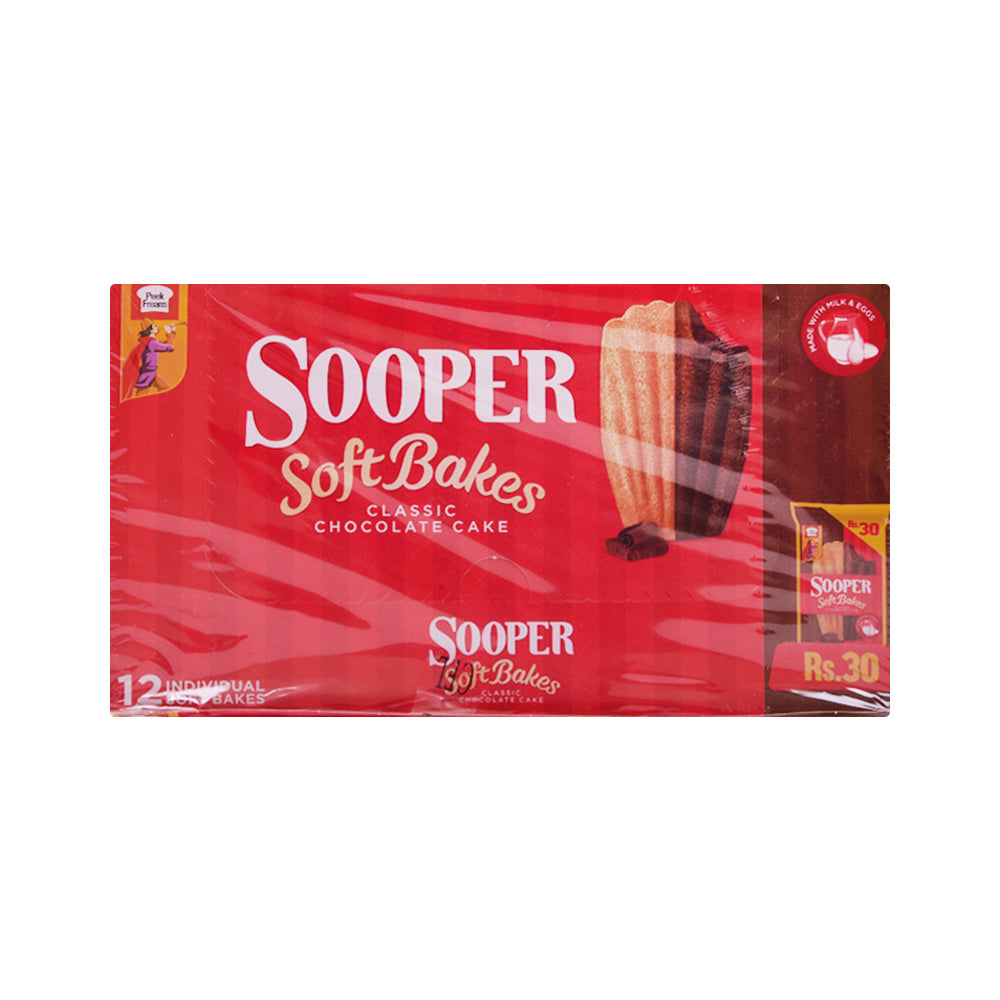 PEAK FREANS SOOPER BAKES CLASSIC CHOCOLATE 31 GM 12PC BOX Default Title - MamasJan GroceryFoods