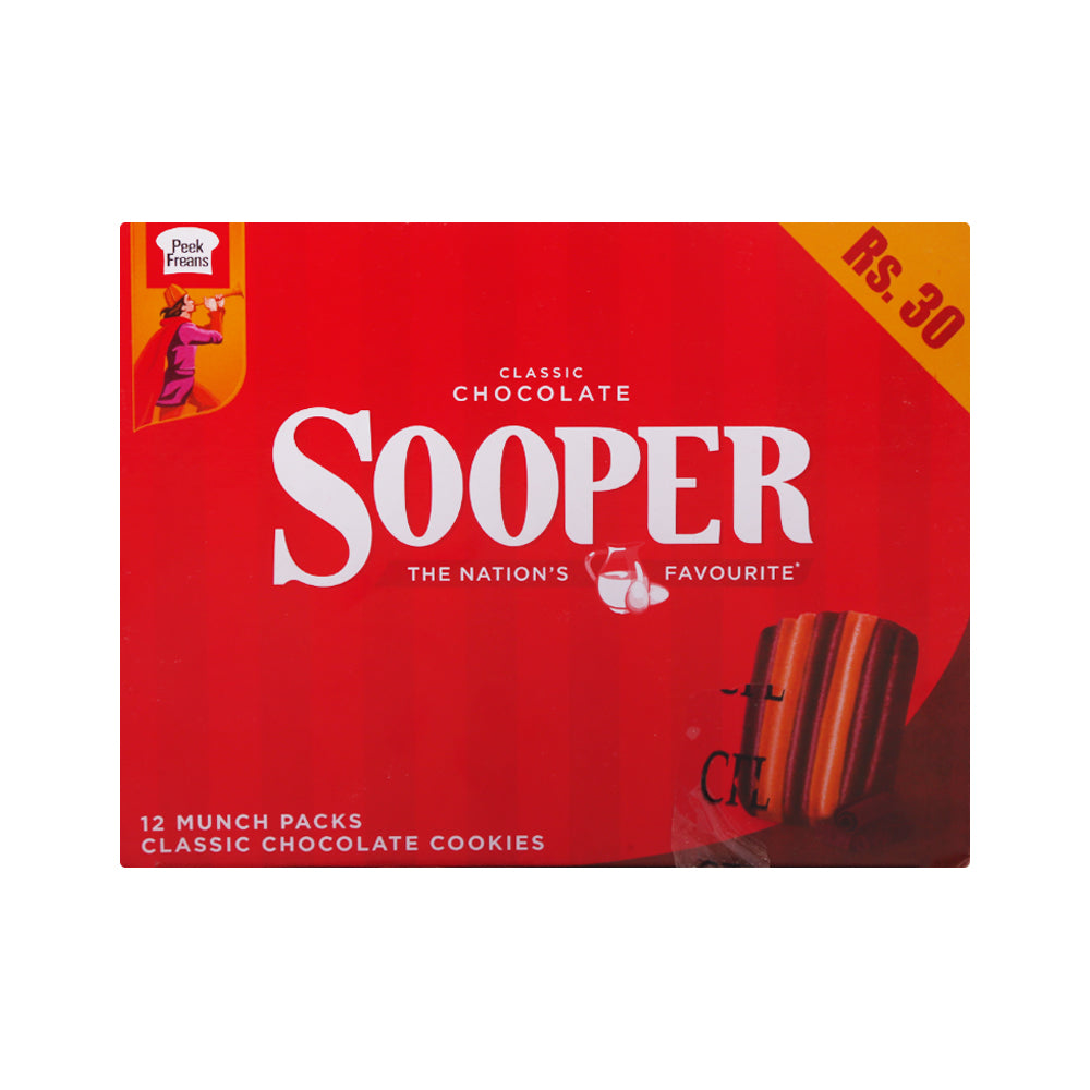 PEEK FREANS SOOPER CHOCOLATE MUNCH PACK 50.4 GM 12PC BOX Default Title - MamasJan Grocery Food
