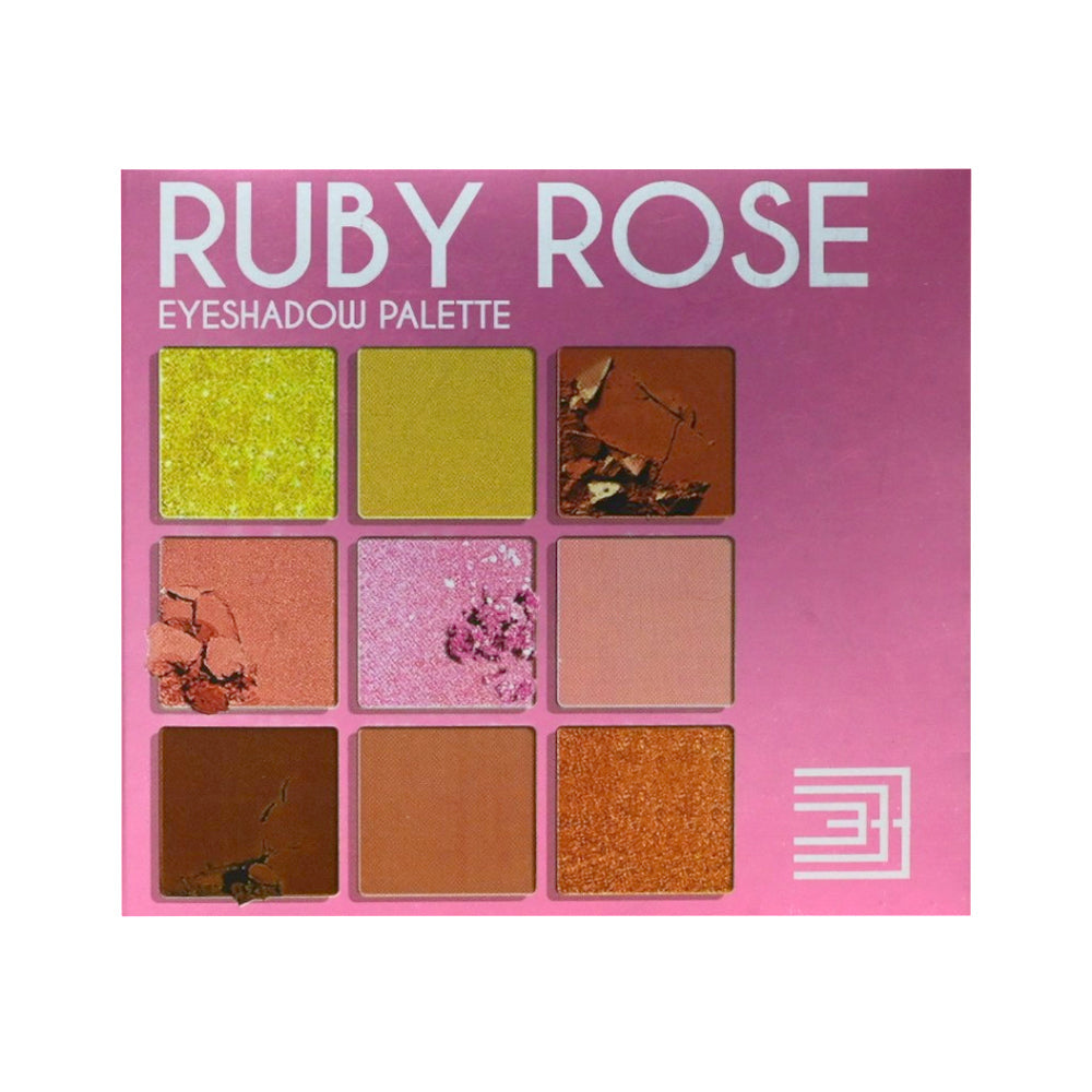 MUSARRAT MISBAH EYE SHADOW PALETTE RUBY ROSE 14 GRAMS Default Title - MamasJan Makeup