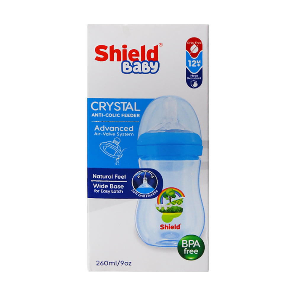SHIELD CRYSTAL FEEDER 260ML WITH LOTION PROMO PACK Default Title - MamasJan Grocery Nonfood
