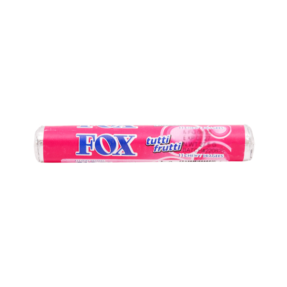 FOX CHEW TUTTI FRUTTI 27.5 GM Default Title - MamasJan GroceryFoods