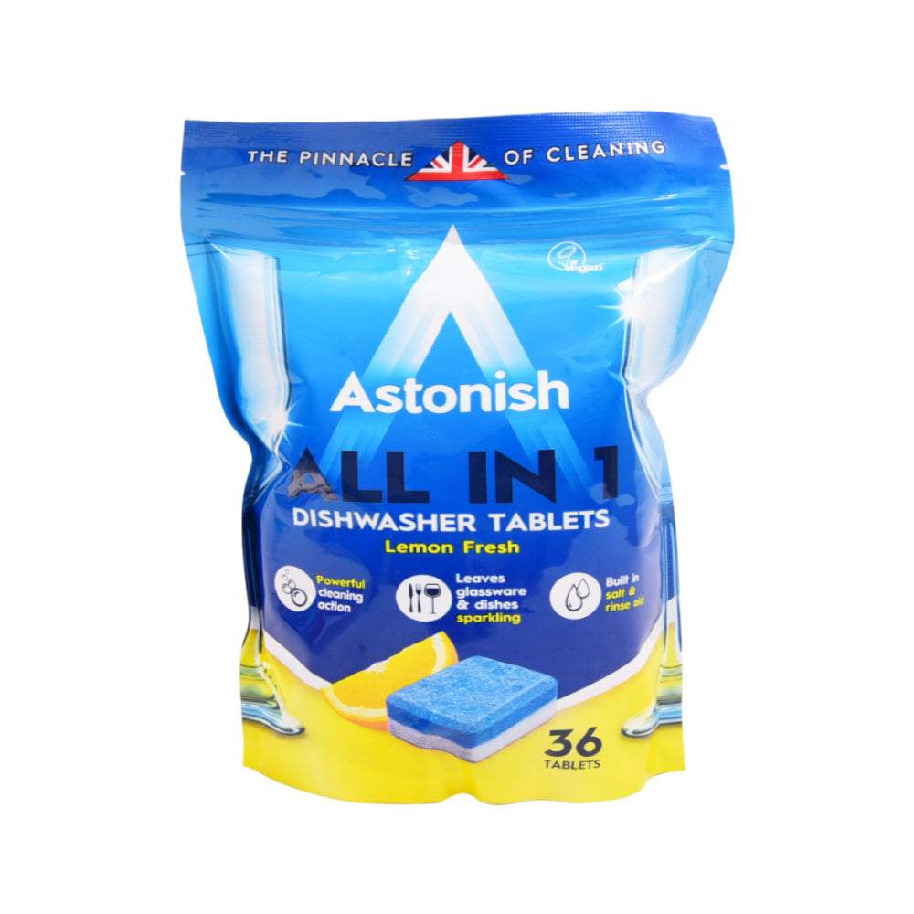 ASTONISH DISHWASHING TABLETS PACK OF 36 Default Title - MamasJan Grocery Nonfood