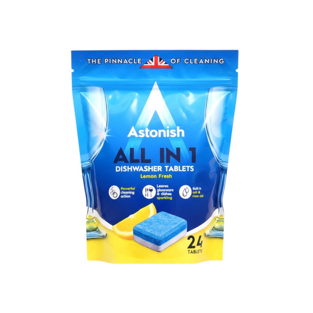 ASTONISH DISHWASHING TABLETS PACK OF 24 Default Title - MamasJan Grocery Non Foods