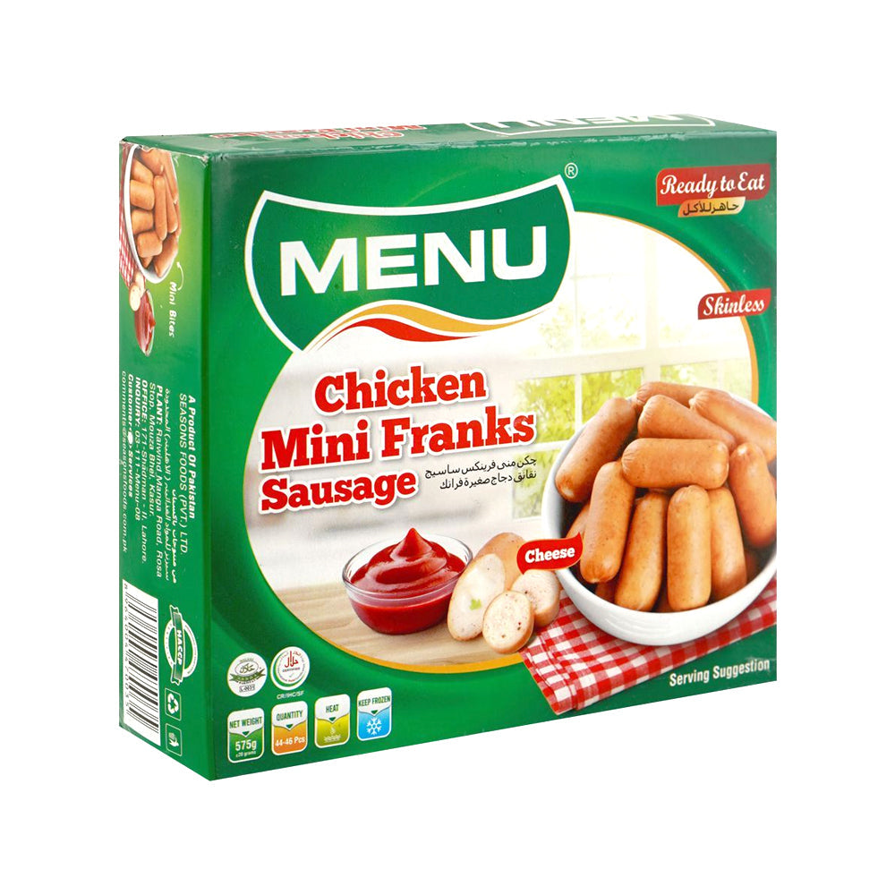 MENU MINI FRANK FURTER SAUSAGE 575 GM Default Title - MamasJan Grocery Food