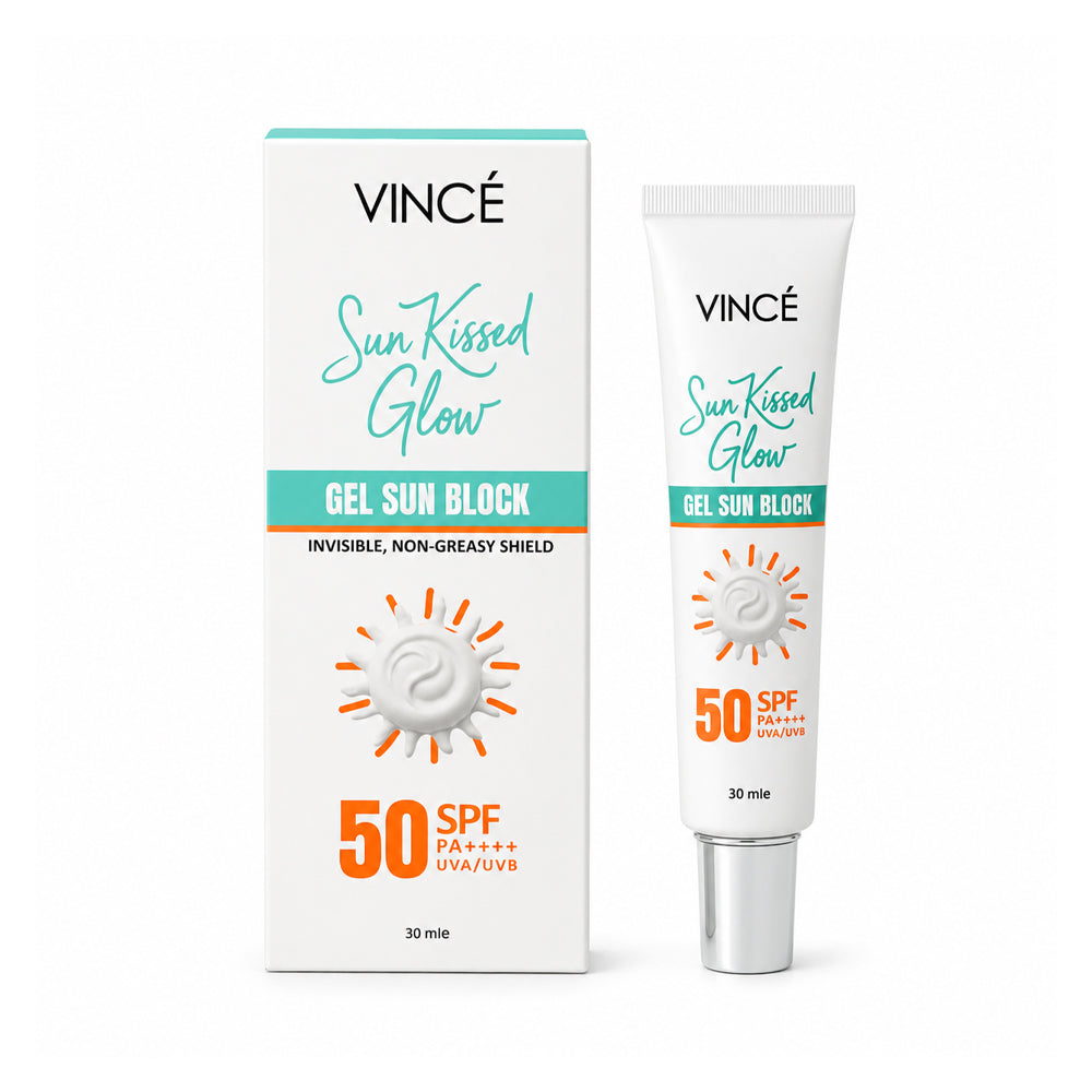 VINCE SUN KISSED GLOW GEL SUNBLOCK SPF 50 30 ML Default Title - MamasJan skincare