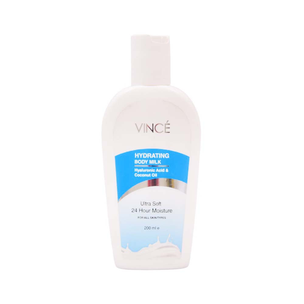 VINCE HYDRATING BODY MILK HYALURONIC ACID & COCONUT OIL 200M Default Title - MamasJan skincare