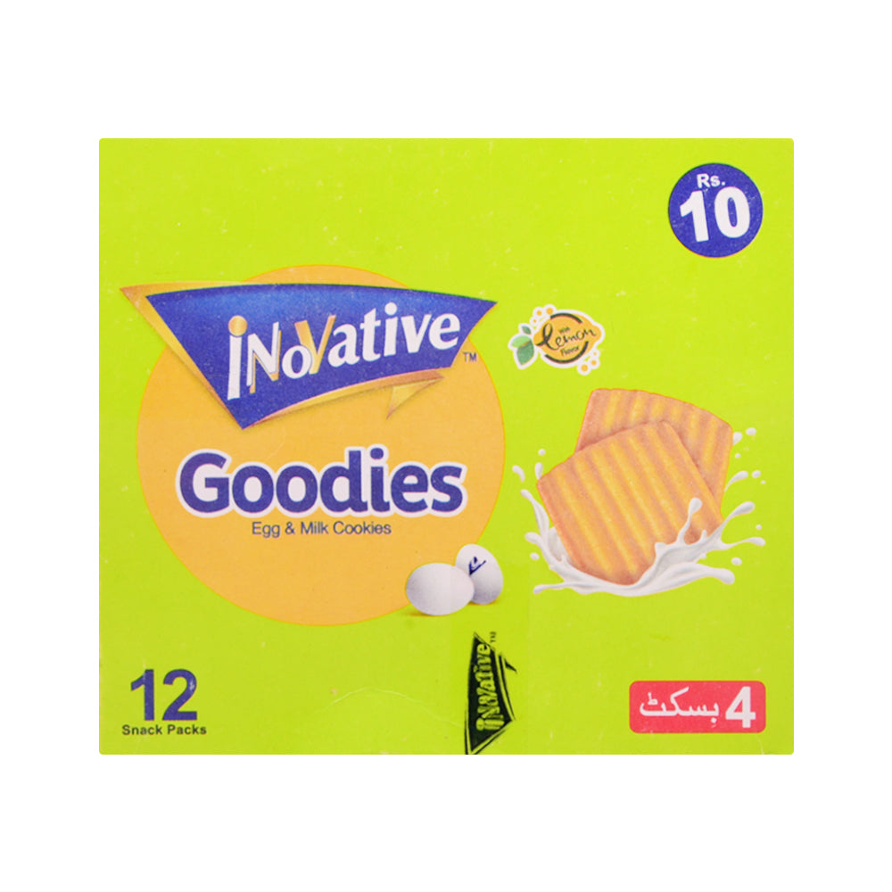 INNOVATIVE GOODIES BISCUIT SNACK PACK 18 GM BOX 12PC Default Title - MamasJan GroceryFoods