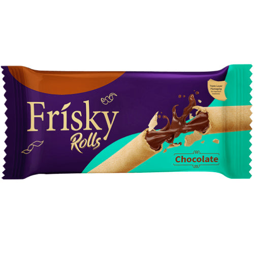 INNOVATIVE FRISKY CHOCOLATE ROLLS BISCUIT 86.4GM Default Title - MamasJan Grocery