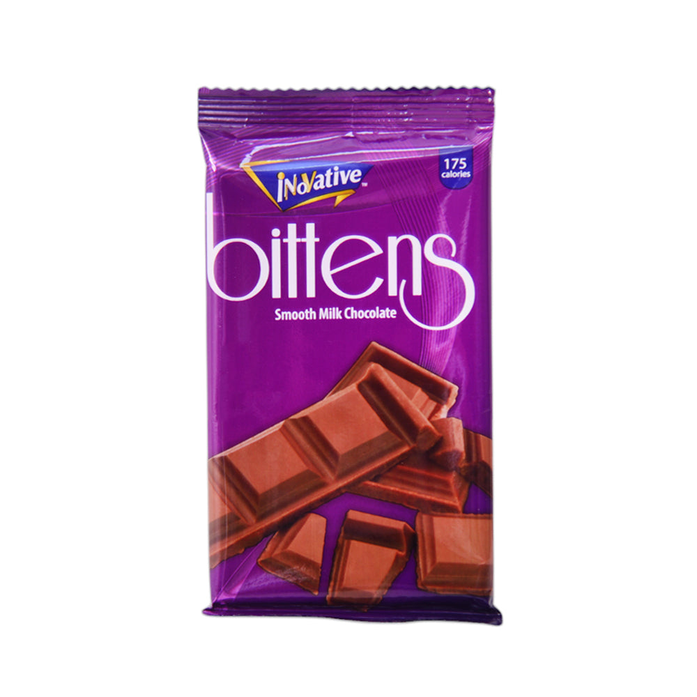 INNOVATIVE BITTENS SMOOTH MILK CHOCOLATE 35GM Default Title - MamasJan GroceryFoods